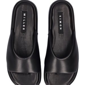 NEW SIMON MILLER TAFFY SLIDES size 38